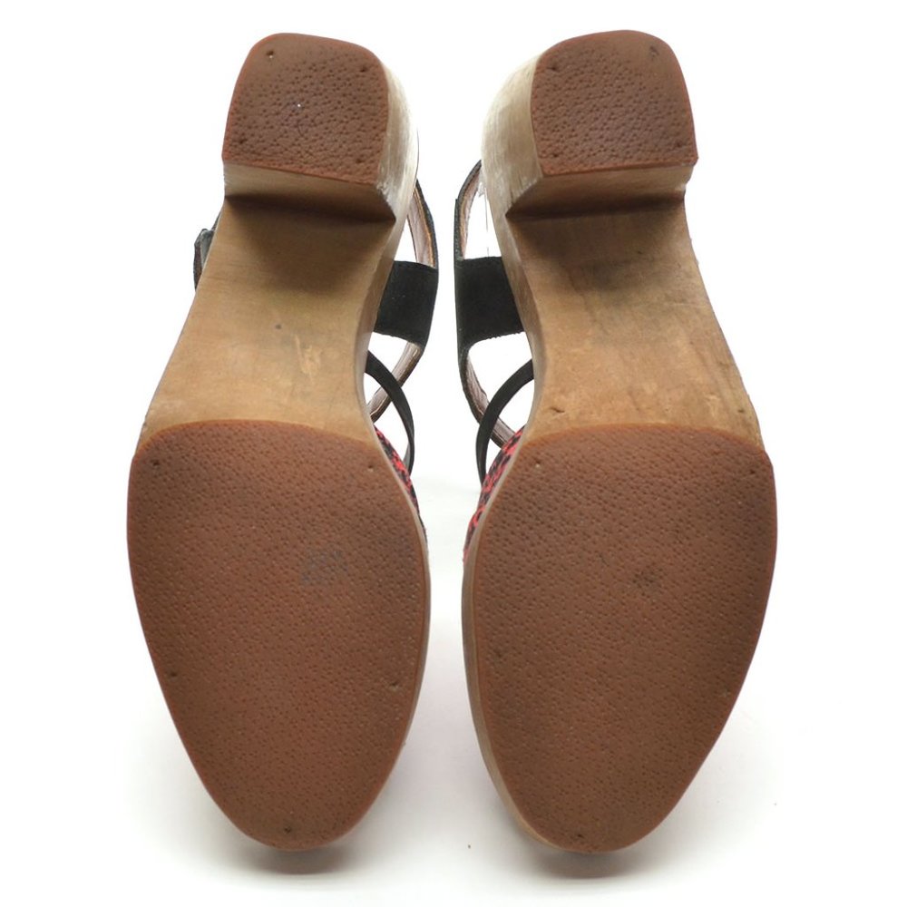 Rachel Comey Spade Paint Wooden Sandals size 9 - Picture 5 of 6